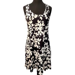Lands End Ruffle Hem Coverup Dress Size S
